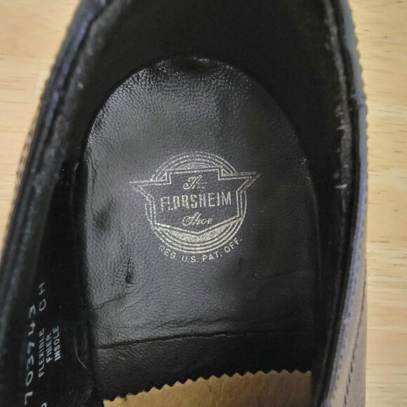 The‎ Florsheim Shoe Men's Derby Dress Shoe Leather Black 8.5 - Picture 9 of 11